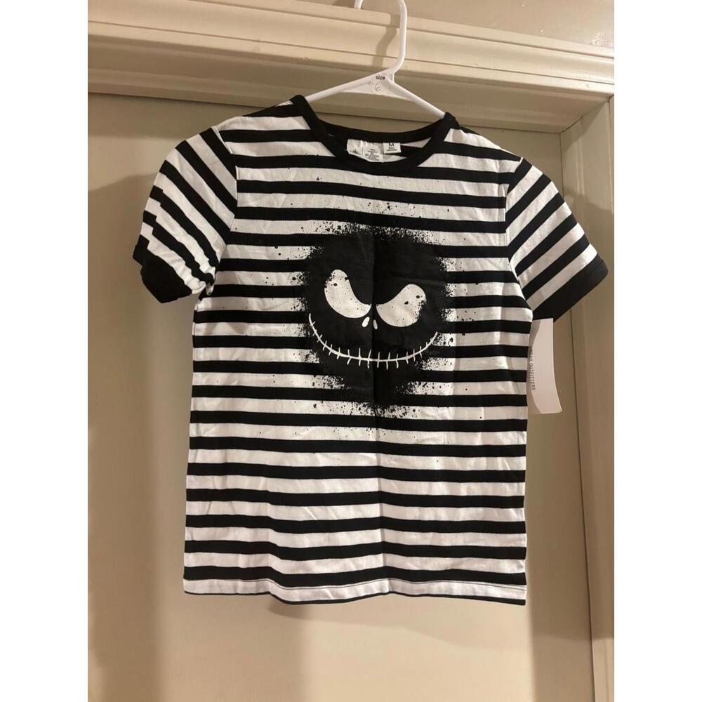 Urban Outfitters Jack Skellington Striped Tee – Medium – NWT